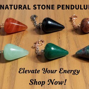 Natural Stone Pendulums